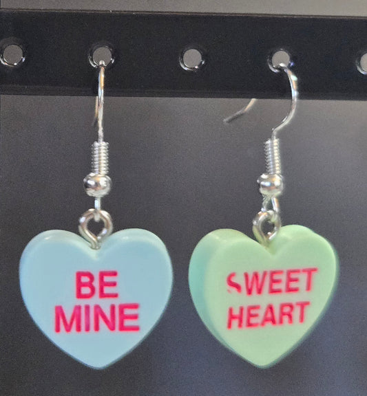Conversation Heart Mismatch Earrings