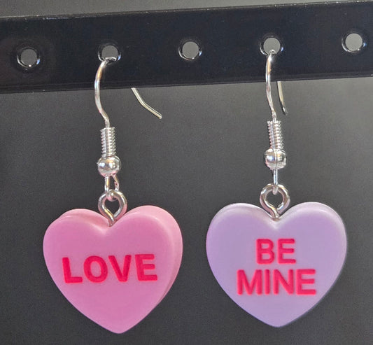 Conversation Heart Mismatch Earrings