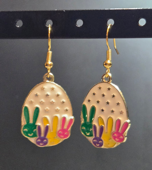 Easter Egg Wreath Earrings