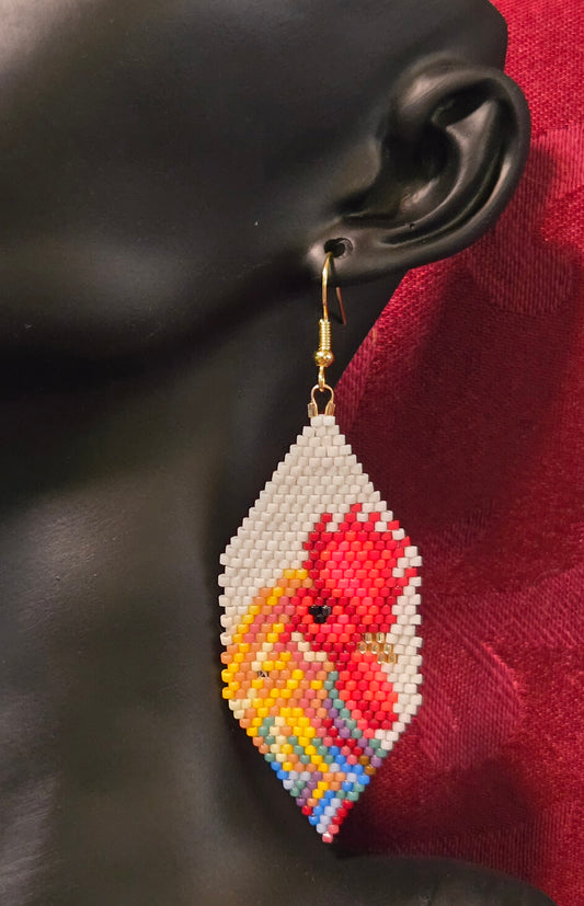 Rooster Earrings