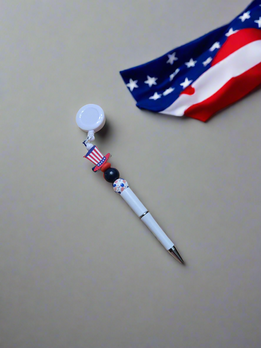 Patriotic Pen on a Reel