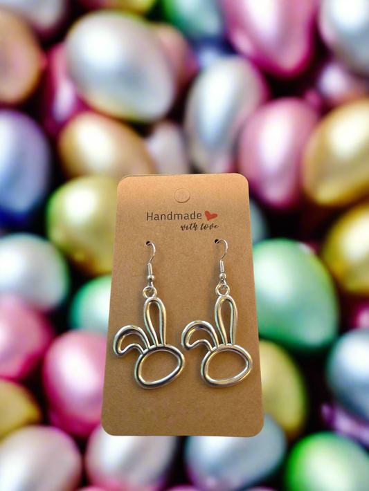 Large Rabbit Charm Earrings