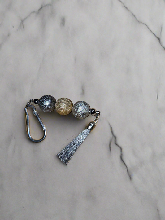 Silver and Gold Keychain
