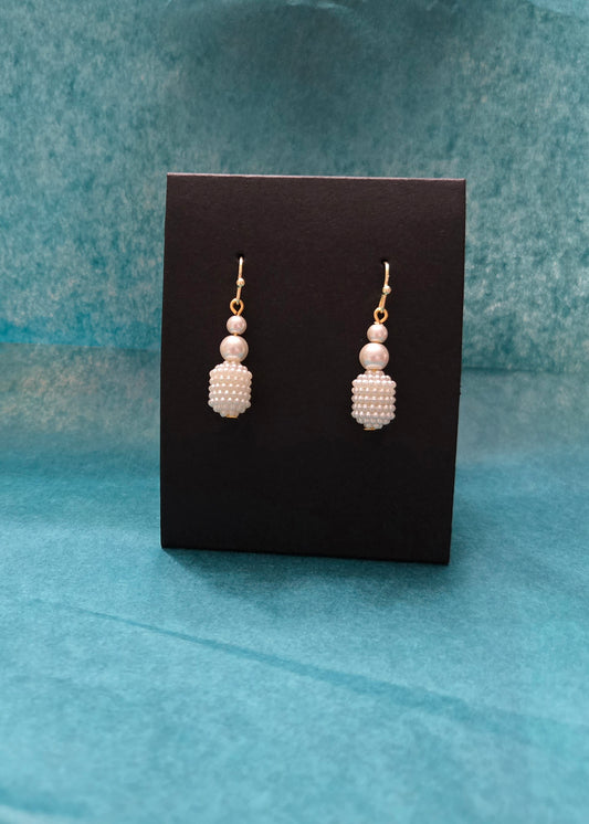 Pearl earrings