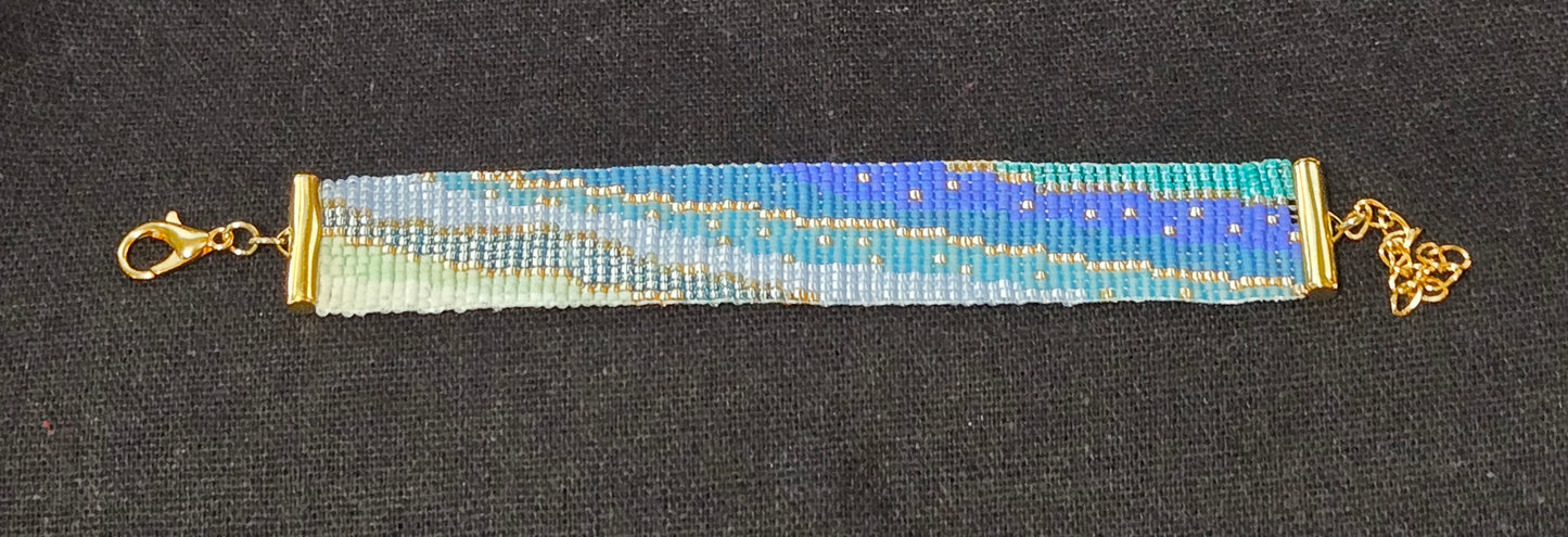 Golden Waves Bracelet