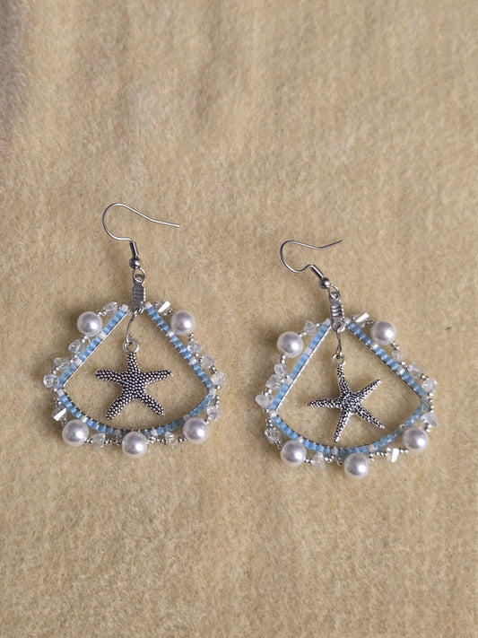 Starfish Hoop Earrings