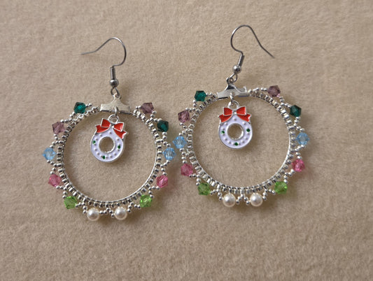 Wreath earrings