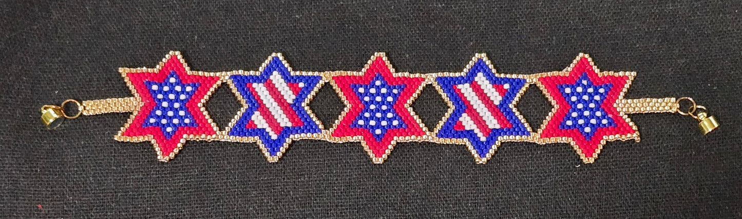 Patriotic Star Bracelet