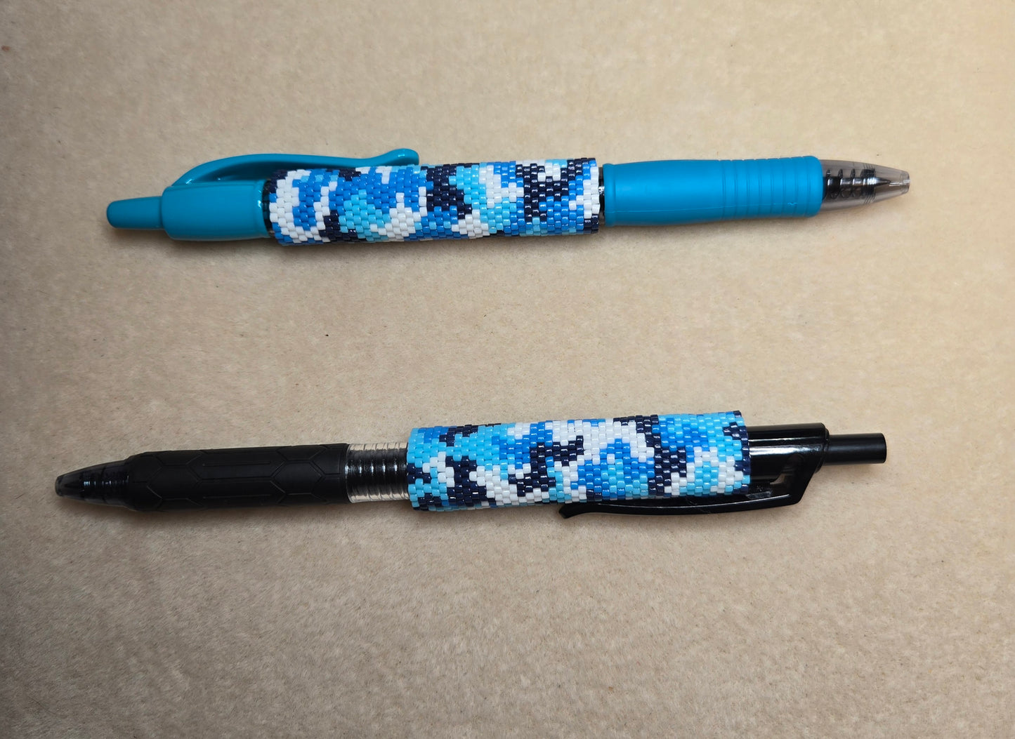 Blue camouflage pen