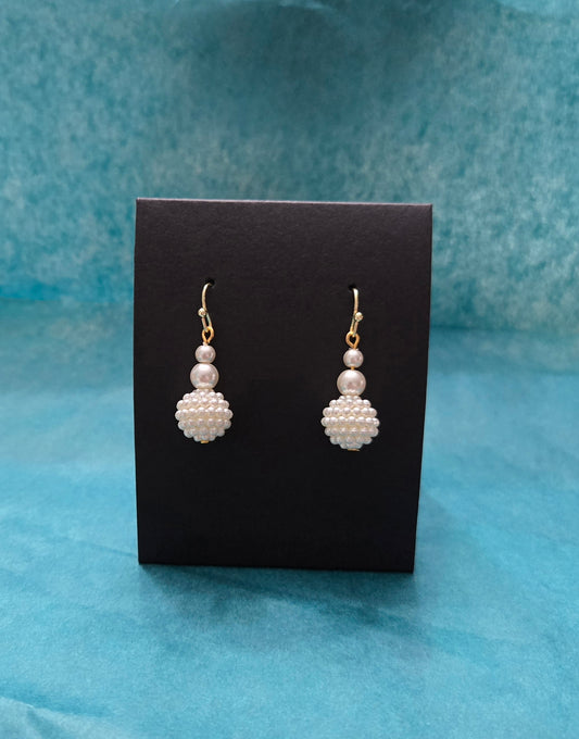 Pearl earrings